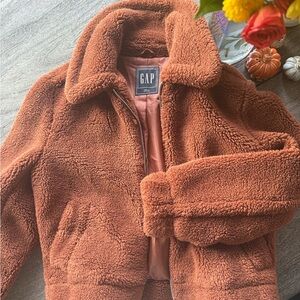 GAP Women’s Brown Sherpa Jacket